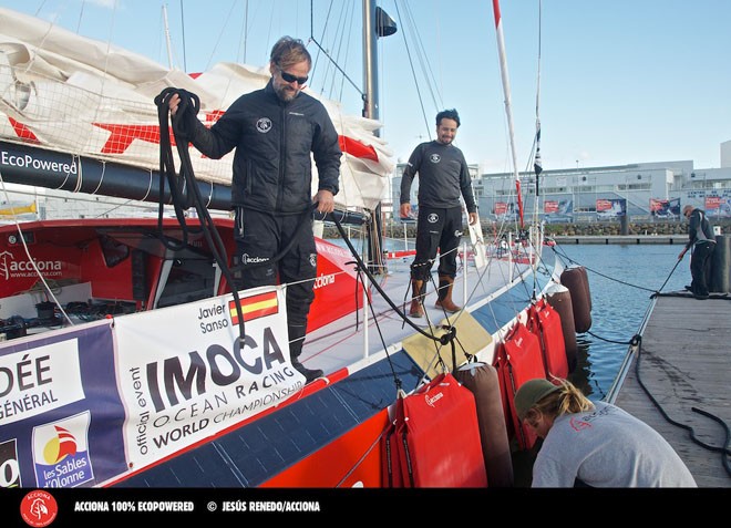 Imoca 60 Acciona 100% Ecopowered ©Jesus Renedo/Acciona © ACCIONA/Jesus Renedo http://www.accionasailing.com/